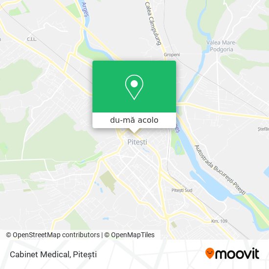 Hartă Cabinet Medical