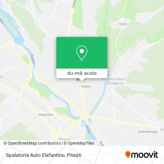 Hartă Spalatoria Auto Elefantino