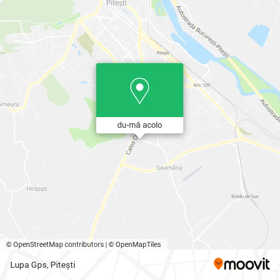 Hartă Lupa Gps