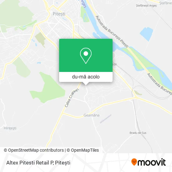Hartă Altex Pitesti Retail P