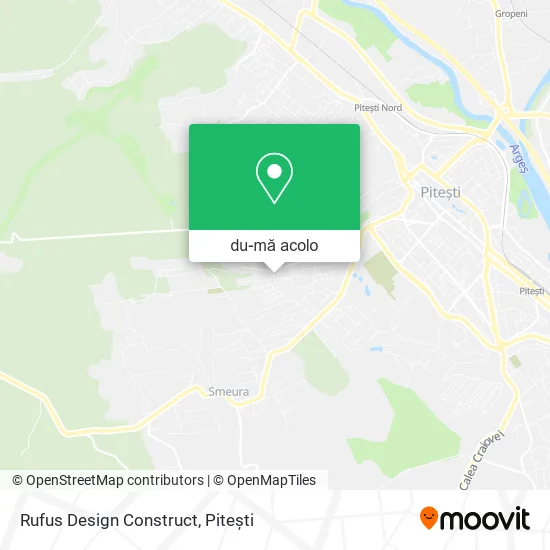 Hartă Rufus Design Construct
