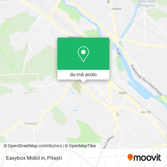 Hartă Easybox Mobil in