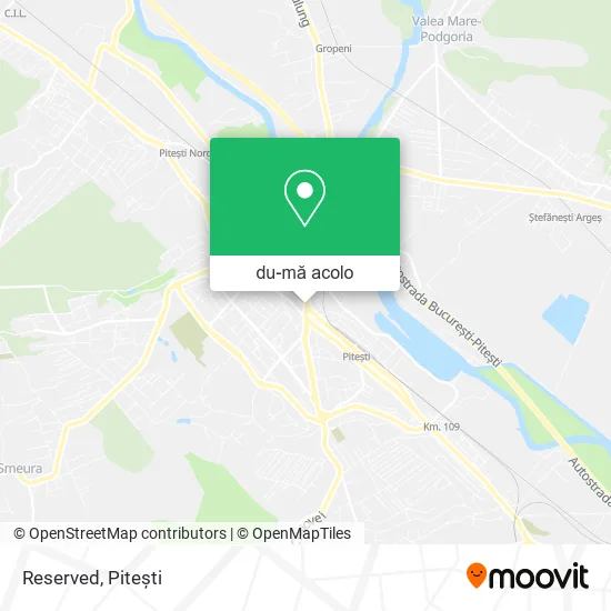 Hartă Reserved