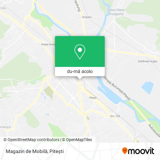 Hartă Magazin de Mobilă