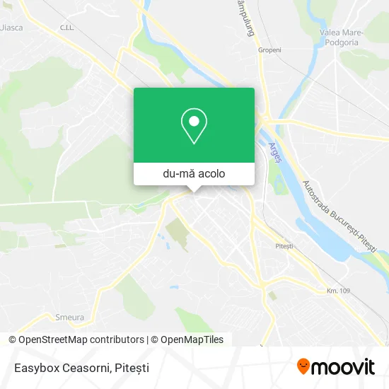 Hartă Easybox Ceasorni