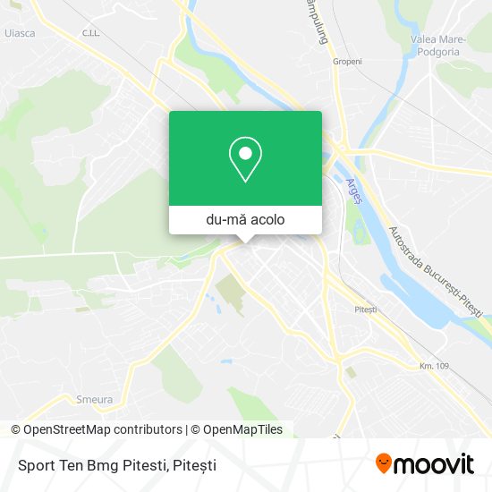 Hartă Sport Ten Bmg Pitesti