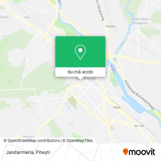 Hartă Jandarmeria