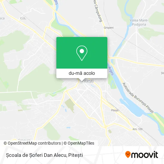 Hartă Școala de Șoferi Dan Alecu
