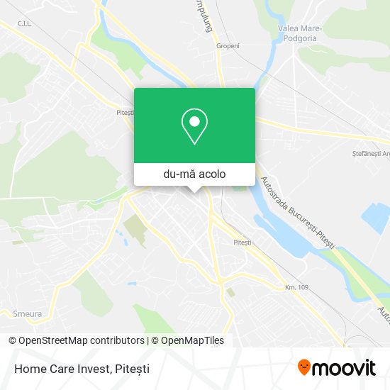 Hartă Home Care Invest