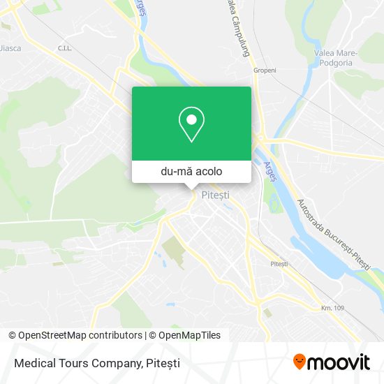 Hartă Medical Tours Company