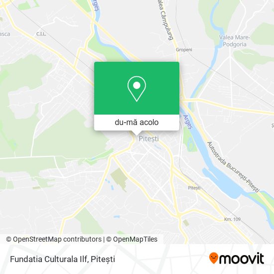 Hartă Fundatia Culturala Ilf