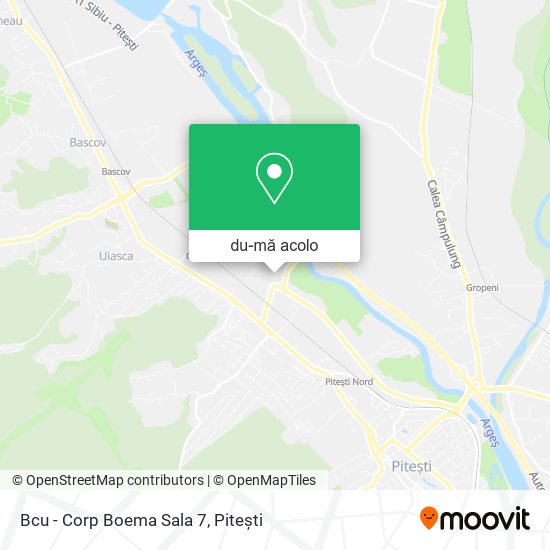 Hartă Bcu - Corp Boema Sala 7