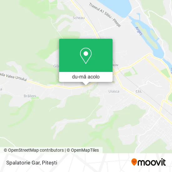 Hartă Spalatorie Gar