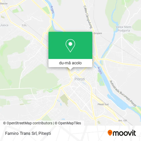 Hartă Famiro Trans Srl