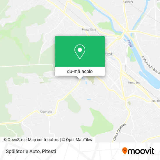 Hartă Spălătorie Auto