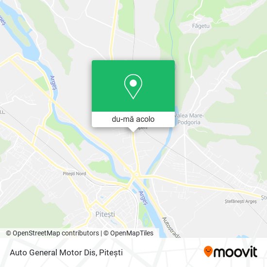 Hartă Auto General Motor Dis