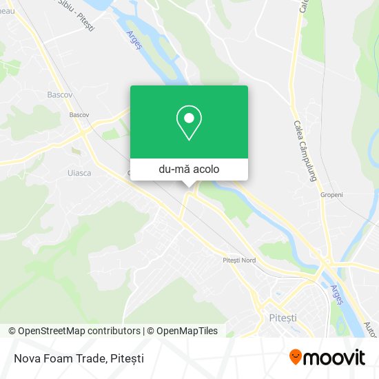 Hartă Nova Foam Trade