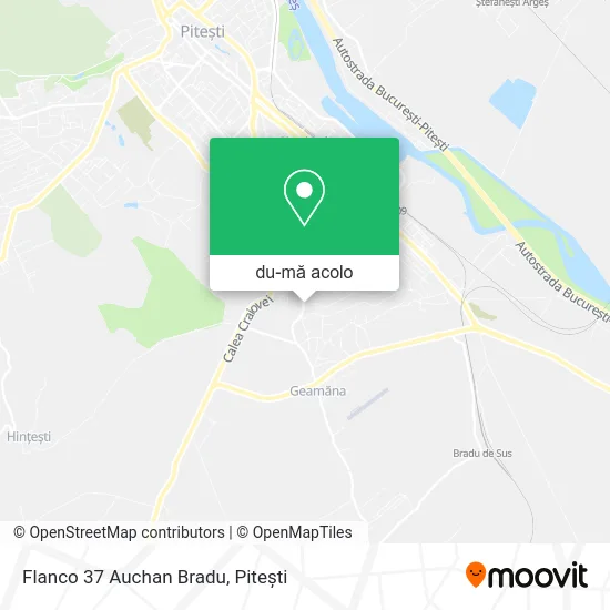 Hartă Flanco 37 Auchan Bradu