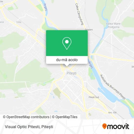 Hartă Visual Optic Pitesti
