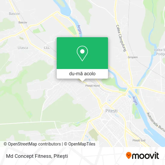 Hartă Md Concept Fitness