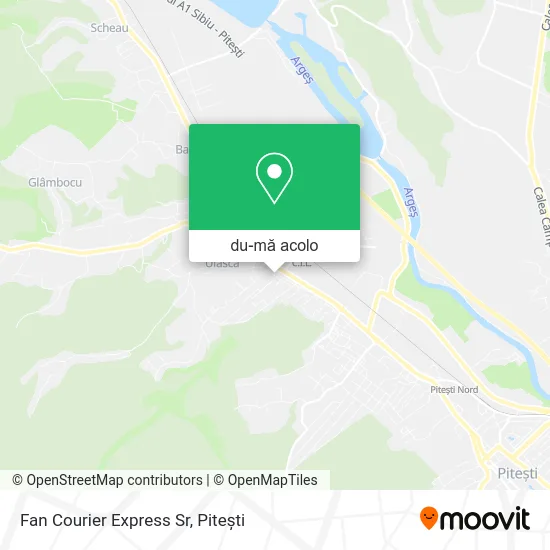 Hartă Fan Courier Express Sr