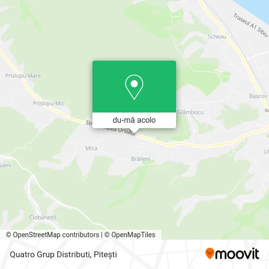 Hartă Quatro Grup Distributi