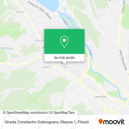Hartă Strada Constantin Dobrogeanu Gherea 1