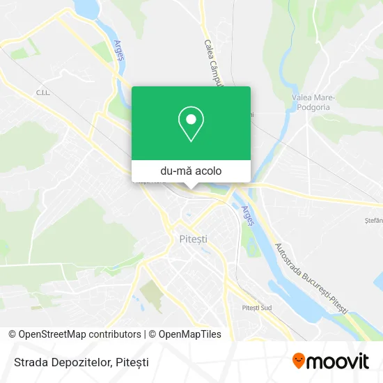Hartă Strada Depozitelor