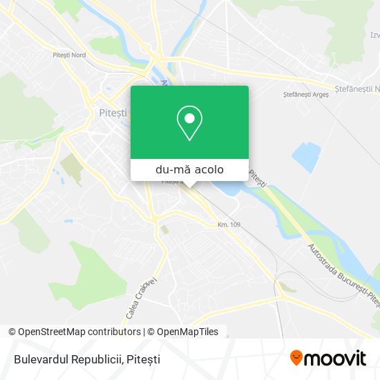 Hartă Bulevardul Republicii