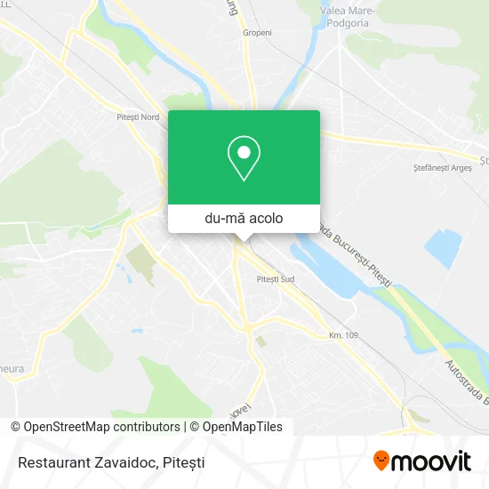 Hartă Restaurant Zavaidoc