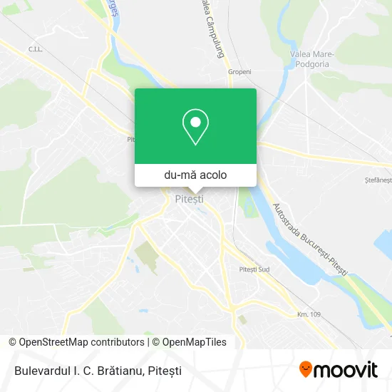 Hartă Bulevardul I. C. Brătianu
