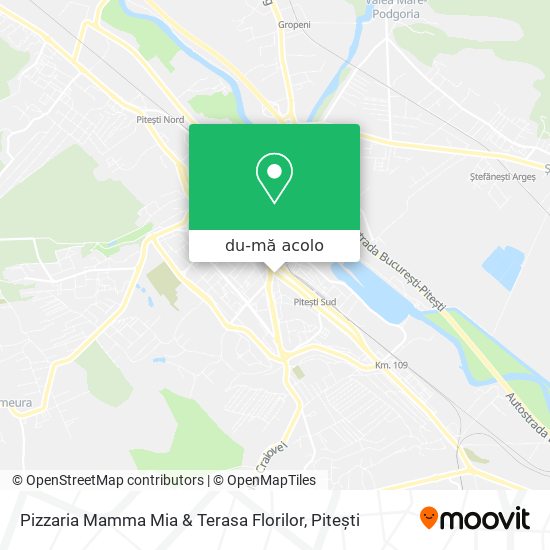 Hartă Pizzaria Mamma Mia & Terasa Florilor