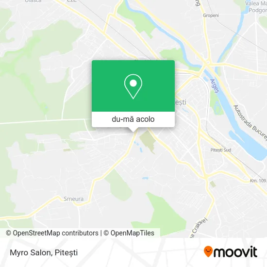 Hartă Myro Salon