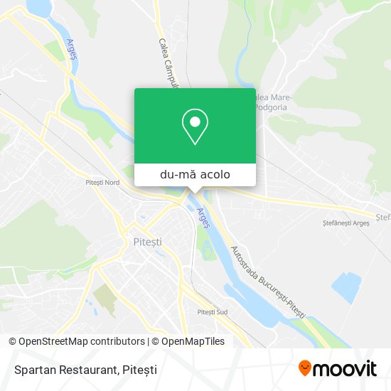 Hartă Spartan Restaurant