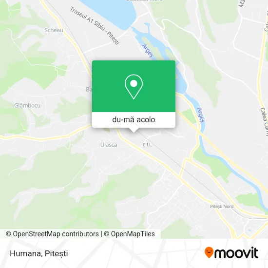 Hartă Humana