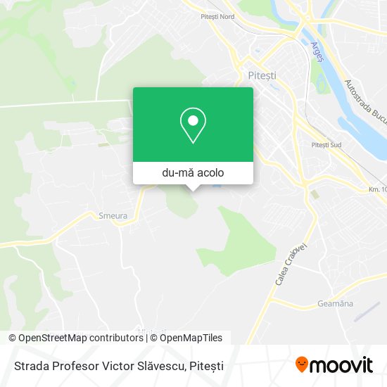 Hartă Strada Profesor Victor Slăvescu