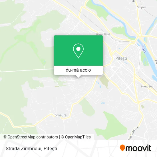 Hartă Strada Zimbrului