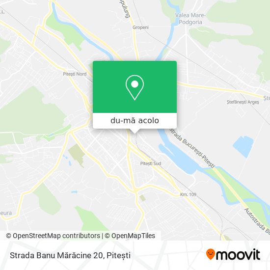 Hartă Strada Banu Mărăcine 20