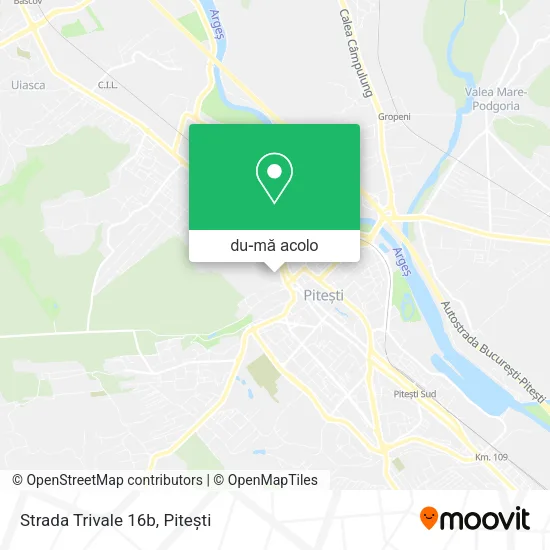 Hartă Strada Trivale 16b