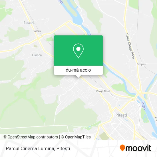 Hartă Parcul Cinema Lumina