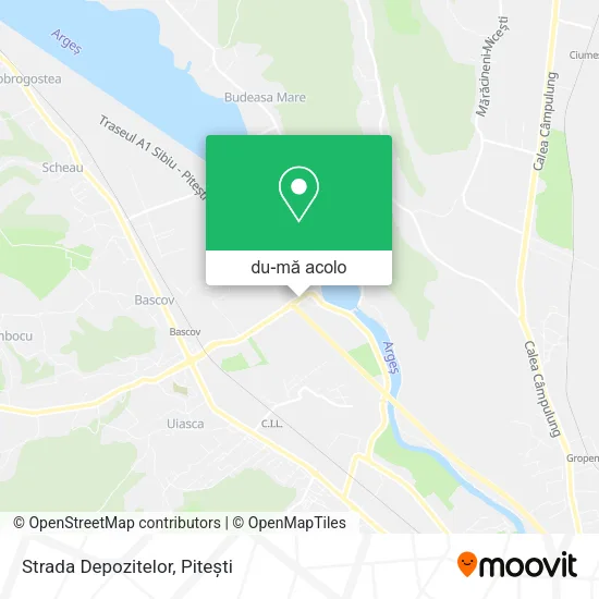 Hartă Strada Depozitelor