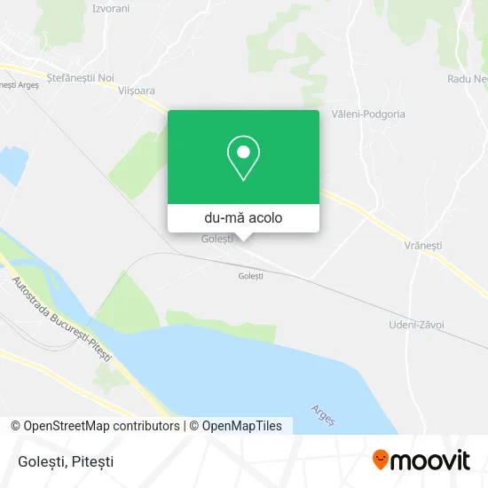 Hartă Golești