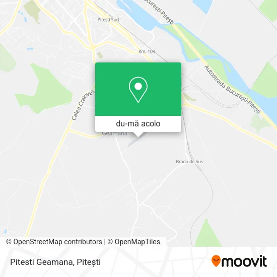 Hartă Pitesti Geamana