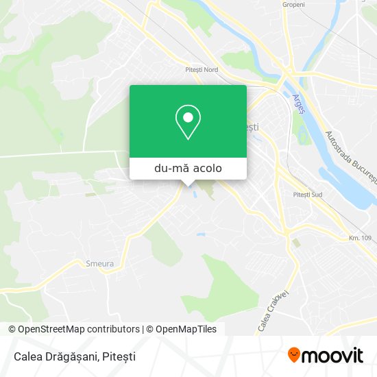 Hartă Calea Drăgășani