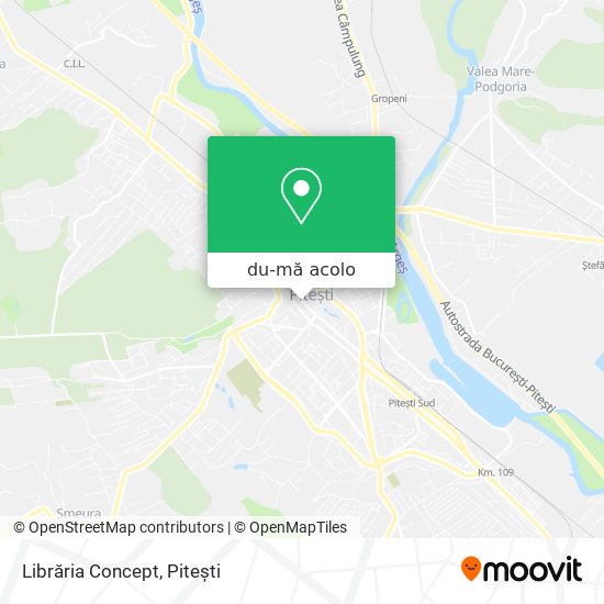 Hartă Librăria Concept