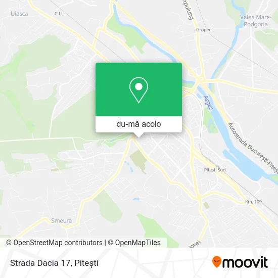 Hartă Strada Dacia 17