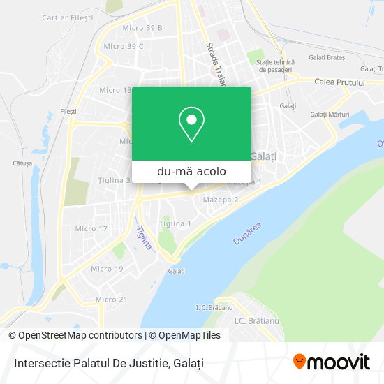 Hartă Intersectie Palatul De Justitie