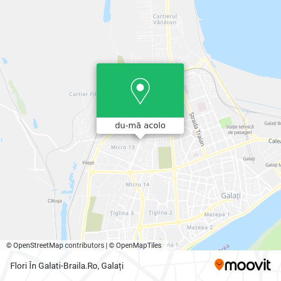 Hartă Flori În Galati-Braila.Ro