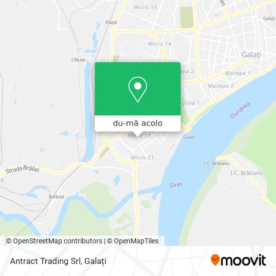 Hartă Antract Trading Srl