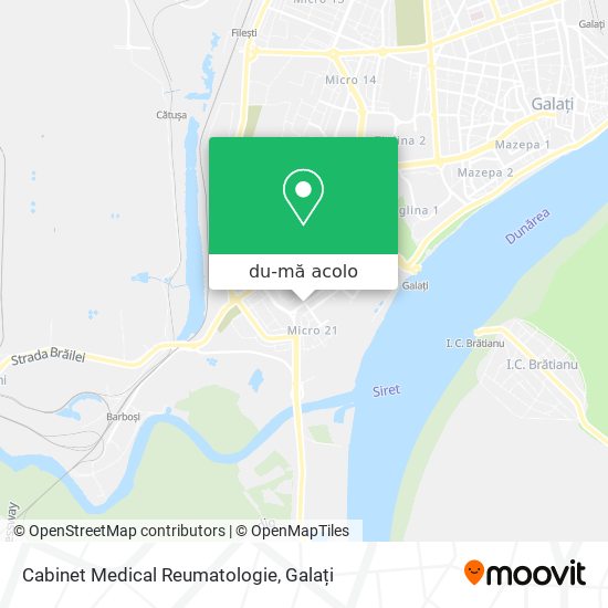 Hartă Cabinet Medical Reumatologie